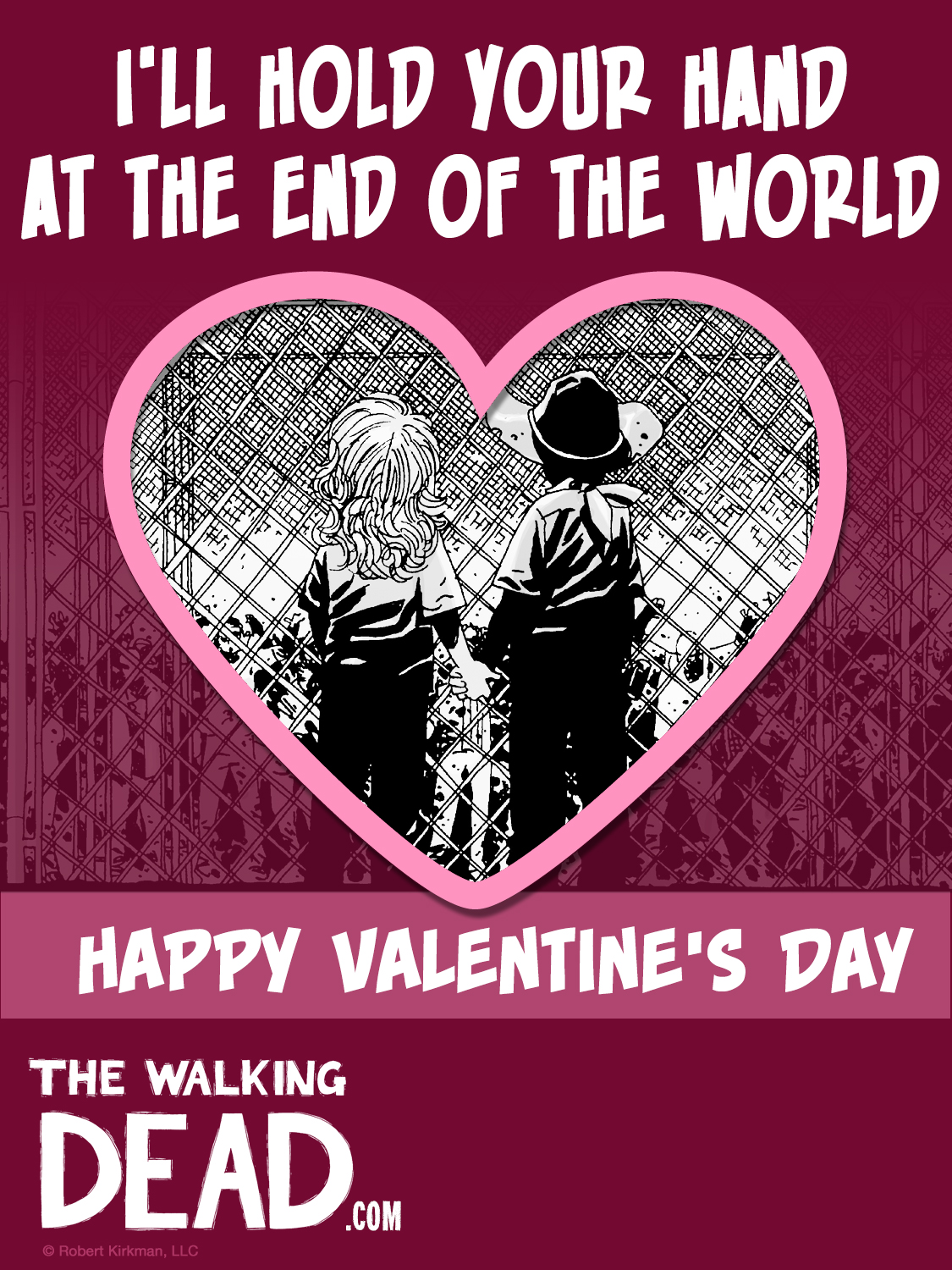 Walking Dead Valentines Because We Care Skybound Entertainment