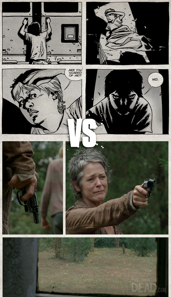 the walking dead lizzie kills mika