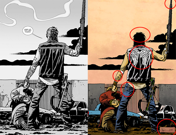 daryl walking dead comic