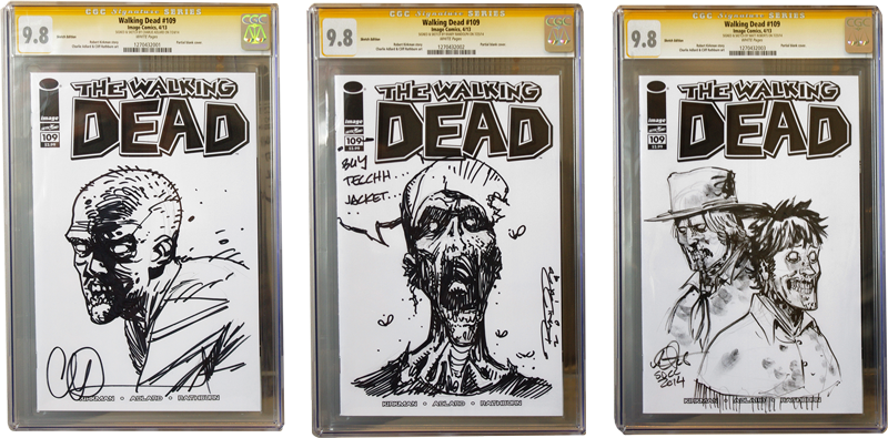 Sdcc 14 Sketch Covers For The Lopez Foundation Skybound Entertainment