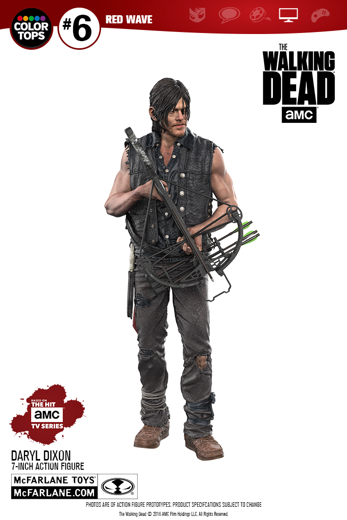 the walking dead 7 inch figures