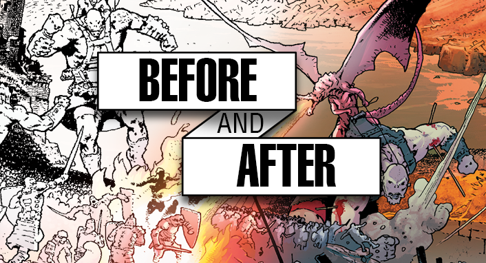 Birthright Before & After Colors!