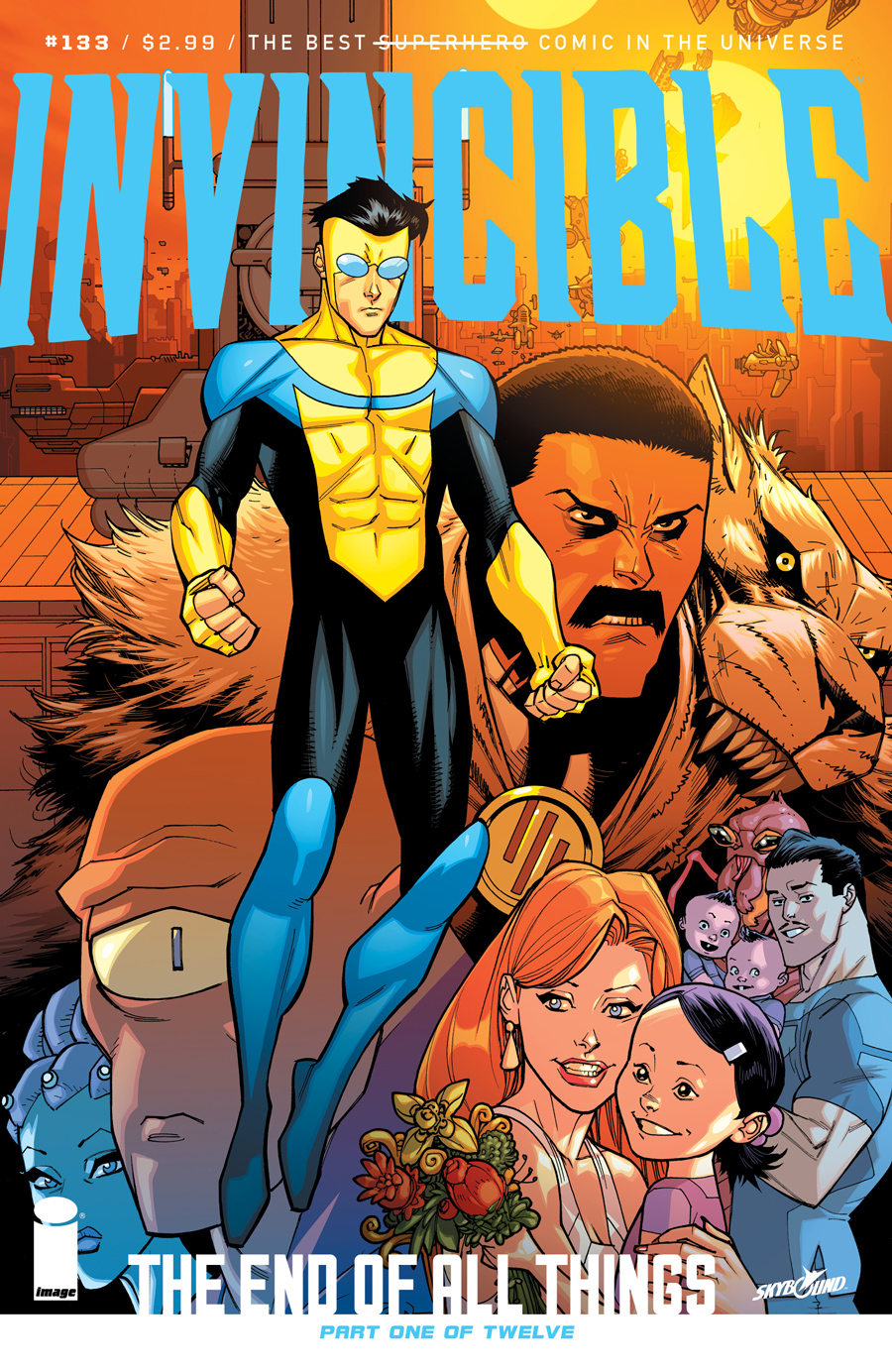 Robert Kirkman's Invincible comic: Check out exclusive cover art for final  issue