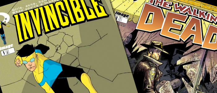 True or False: INVINCIBLE #1 came out before THE WALKING DEAD #1.