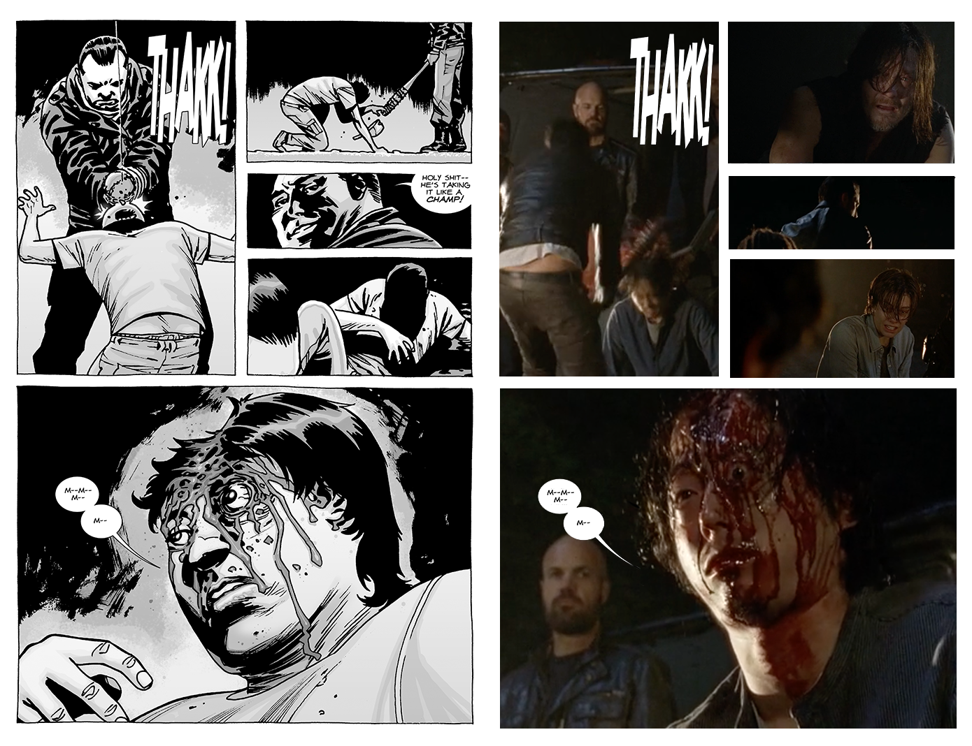 How 'the Walking Dead' Season 7 Premiere Compares to the Comics