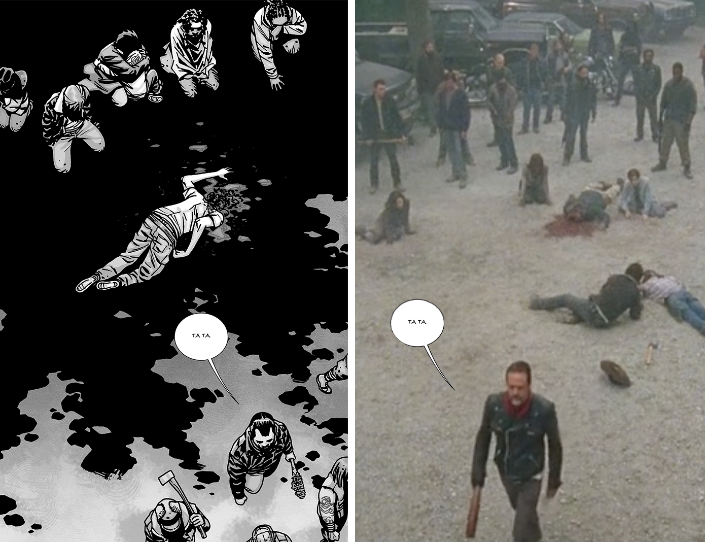 How 'the Walking Dead' Season 7 Premiere Compares to the Comics