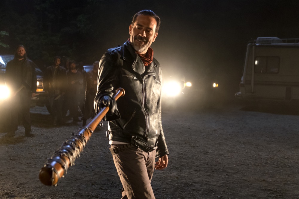How many people did Negan line up?