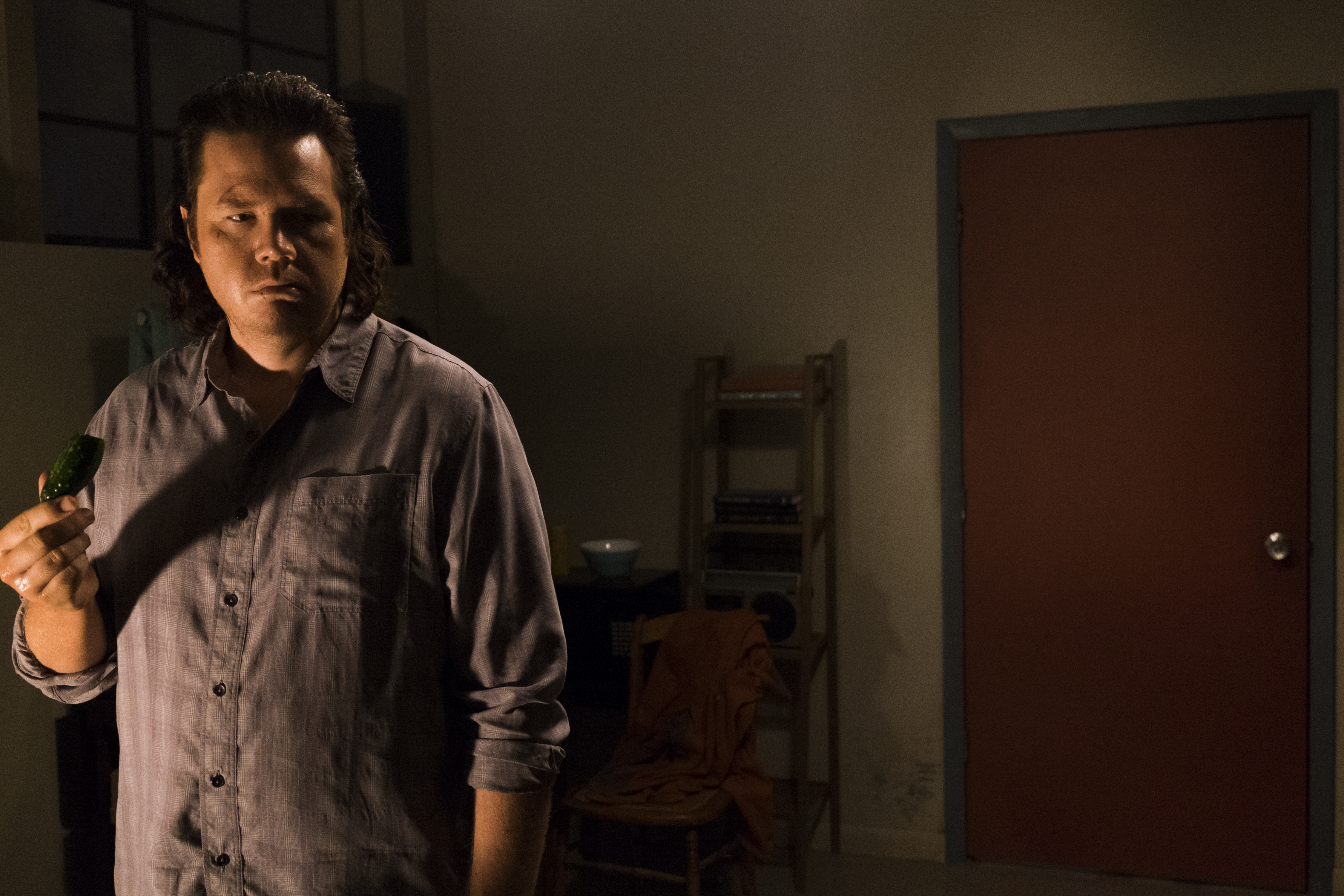 Josh McDermitt as Dr. Eugene Porter - The Walking Dead _ Season 7, Episode 11 - Photo Credit: Gene Page/AMC