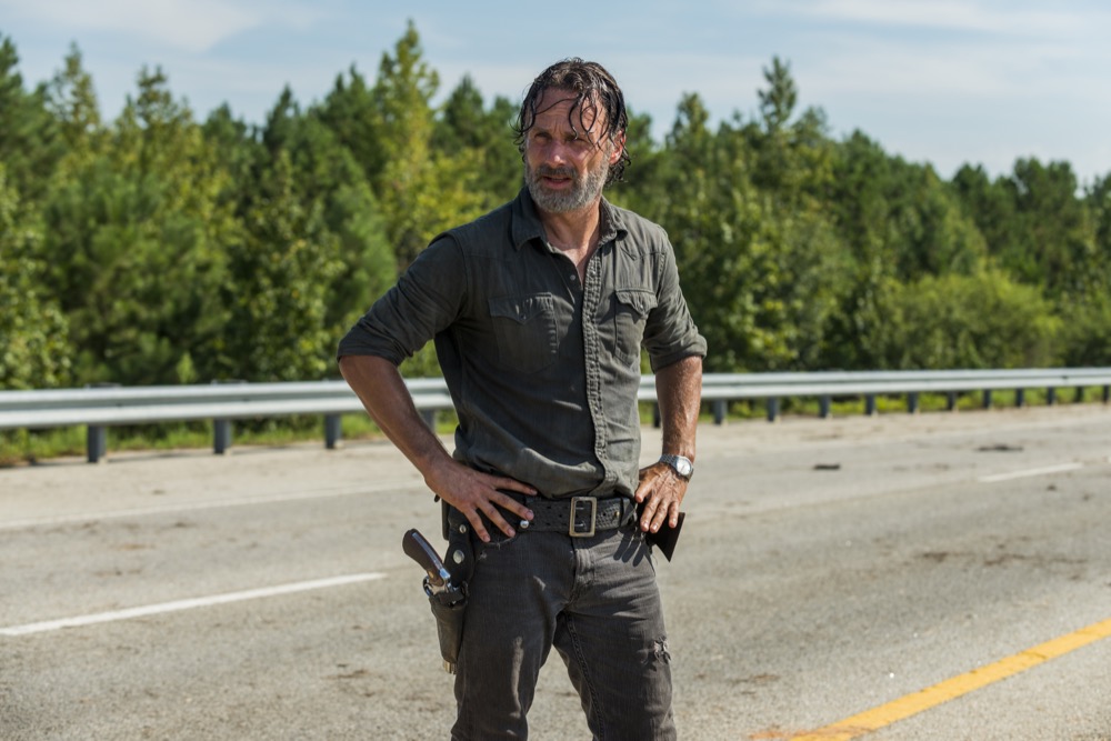 Andrew Lincoln as Rick Grimes - The Walking Dead _ Season 7, Episode 9 - Photo Credit: Gene Page/AMC
