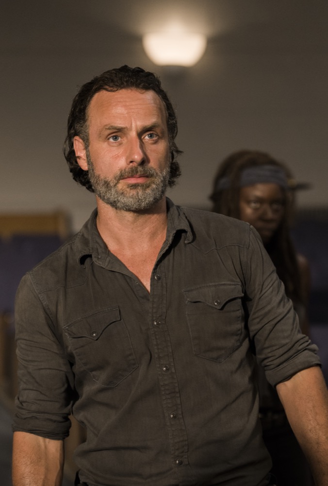 Andrew Lincoln as Rick Grimes - The Walking Dead _ Season 7, Episode 9 - Photo Credit: Gene Page/AMC