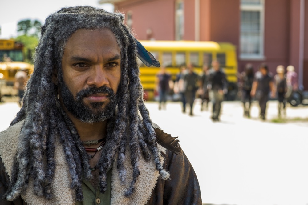 Khary Payton as Ezekiel - The Walking Dead _ Season 7, Episode 9 - Photo Credit: Gene Page/AMC