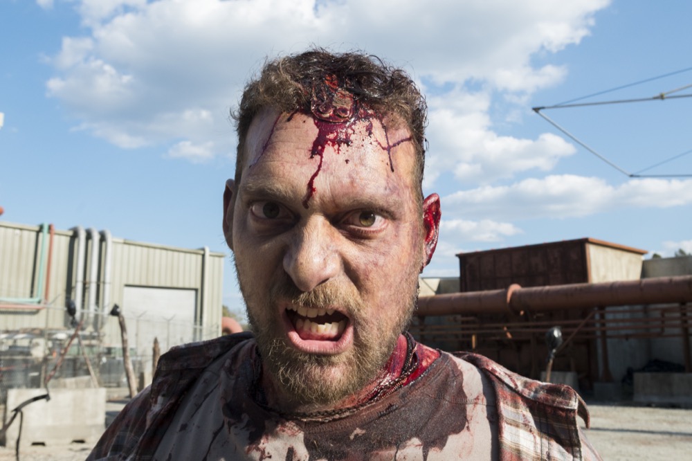 BTS, Joel Martinez as David - The Walking Dead _ Season 7, Episode 15 - Photo Credit: Gene Page/AMC