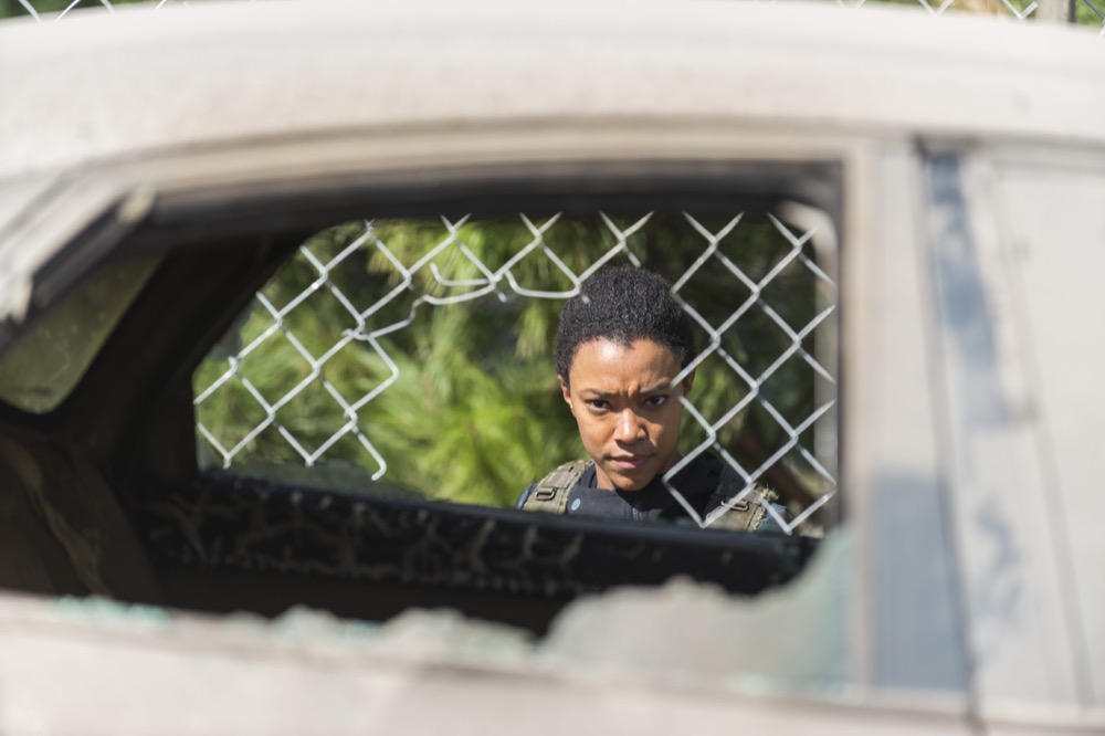 Sonequa Martin-Green as Sasha Williams - The Walking Dead _ Season 7, Episode 13 - Photo Credit: Gene Page/AMC