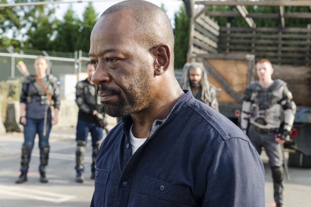 Lennie James as Morgan Jones - The Walking Dead _ Season 7, Episode 14 - Photo Credit: Gene Page/AMC