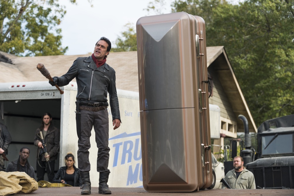 Jeffrey Dean Morgan as Negan - The Walking Dead _ Season 7, Episode 16 - Photo Credit: Gene Page/AMC
