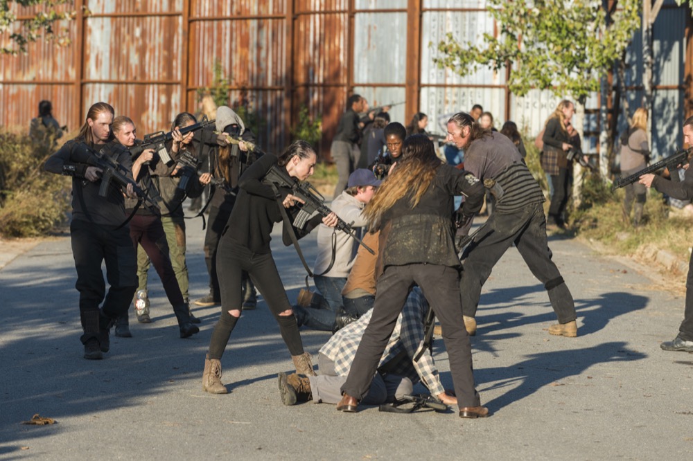 BTS - The Walking Dead _ Season 7, Episode 16 - Photo Credit: Gene Page/AMC