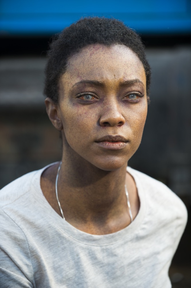 BTS, Sonequa Martin-Green as Sasha Williams - The Walking Dead _ Season 7, Episode 16 - Photo Credit: Gene Page/AMC
