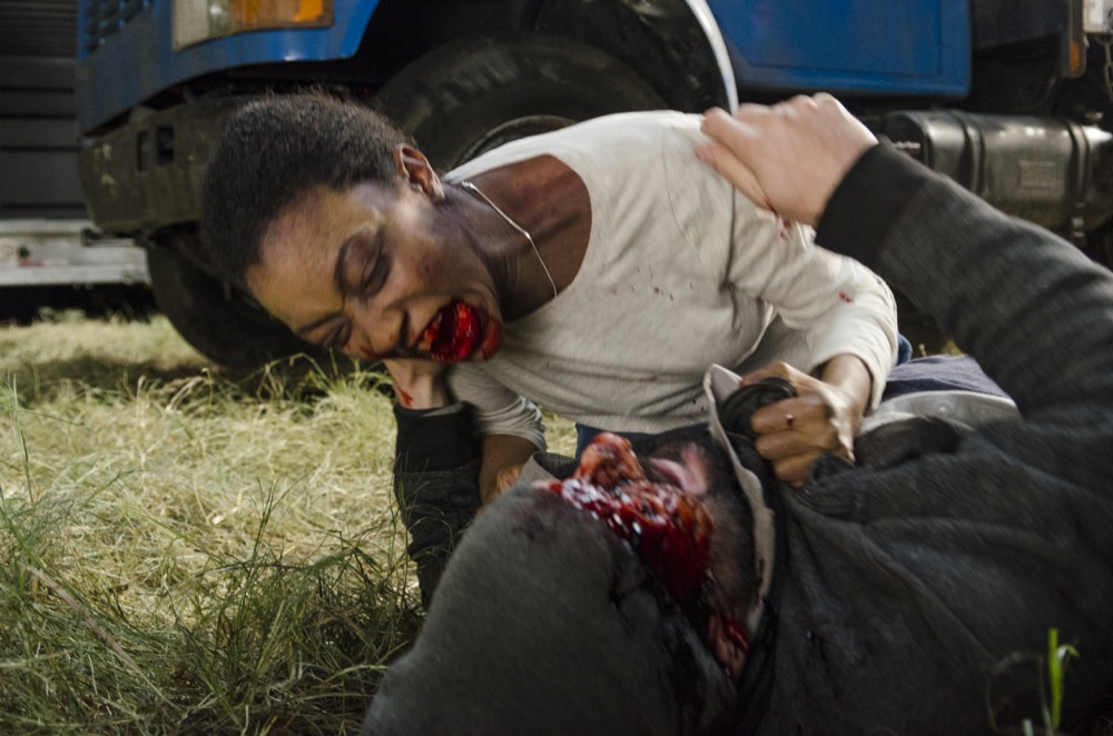 Sonequa Martin-Green as Sasha Williams - The Walking Dead _ Season 7, Episode 16 - Photo Credit: Gene Page/AMC