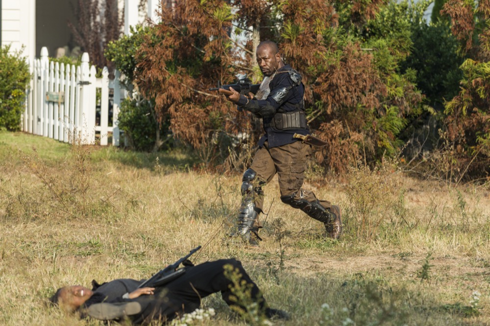 Lennie James as Morgan Jones - The Walking Dead _ Season 7, Episode 16 - Photo Credit: Gene Page/AMC