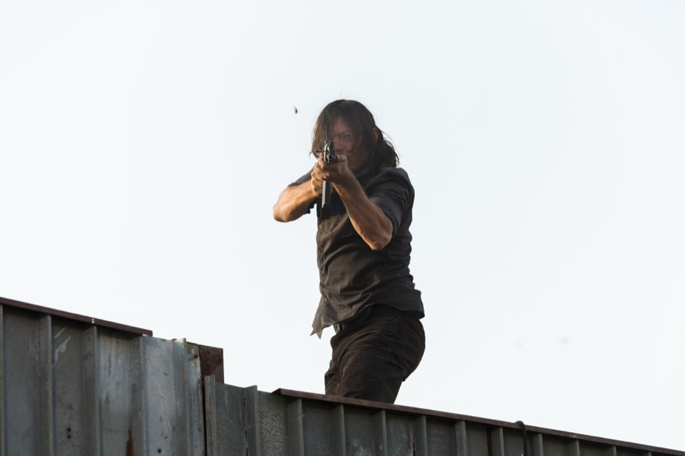 Norman Reedus as Daryl Dixon - The Walking Dead _ Season 7, Episode 16 - Photo Credit: Gene Page/AMC