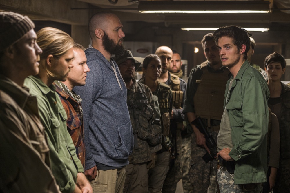 Daniel Sharman as Troy Otto, Matt Lasky as Coop - Fear the Walking Dead _ Season 3, Episode 6 - Photo Credit: Richard Foreman, Jr/AMC