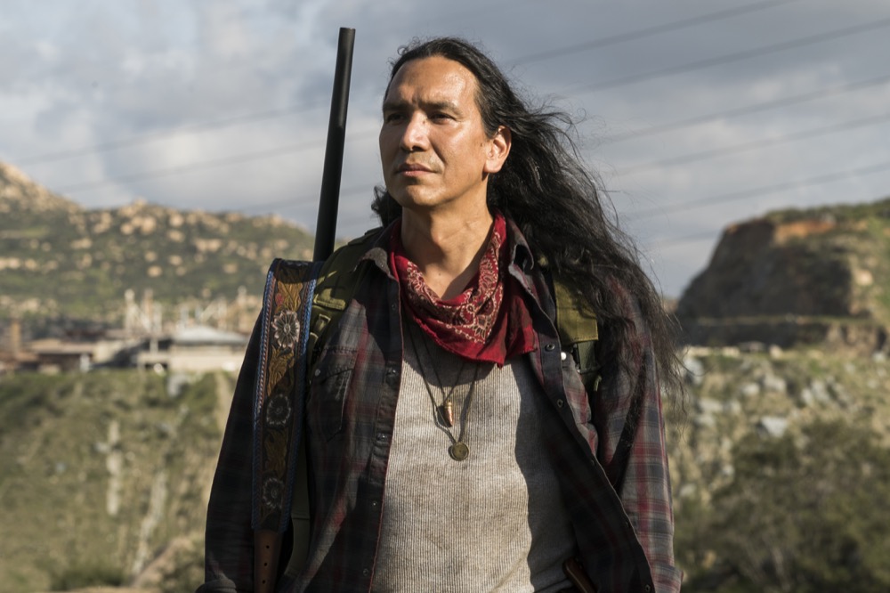 Michael Greyeyes as Qaletaqa Walker - Fear the Walking Dead _ Season 3, Episode 5 - Photo Credit: Richard Foreman, Jr/AMC