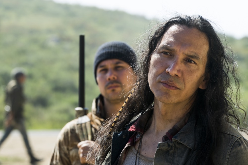 Michael Greyeyes as Qaletaqa Walker - Fear the Walking Dead _ Season 3, Episode 7 - Photo Credit: Richard Foreman, Jr/AMC