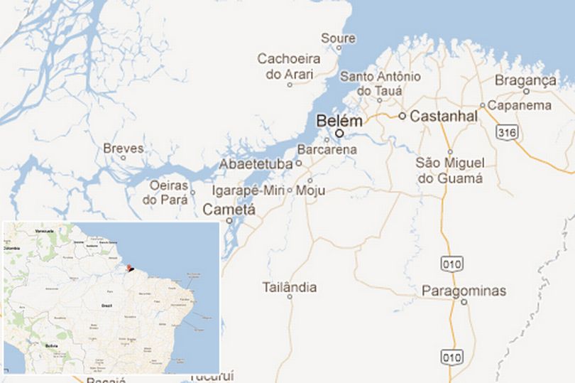 map-showing-belem-in-brazil