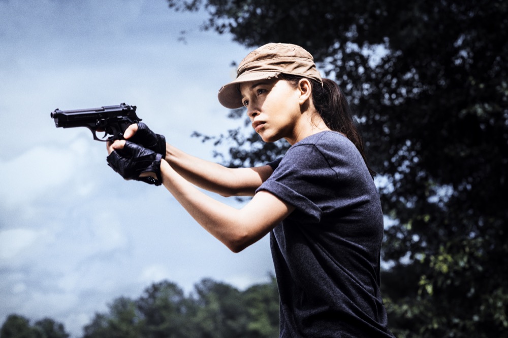 Christian Serratos as Rosita Espinosa - The Walking Dead _ Season 8, Gallery - Photo Credit: Carlos Serrao/AMC