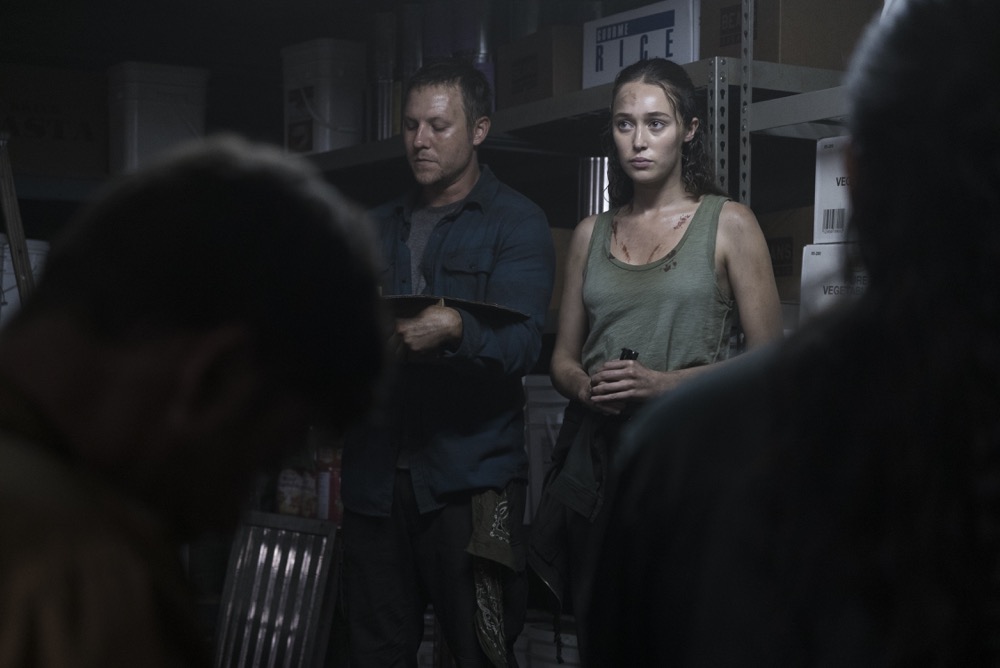 Alycia Debnam-Carey as Alicia Clark, Michael William Freeman as Blake Sarno  - Fear the Walking Dead _ Season 3, Episode 13 - Photo Credit: Richard Foreman, Jr/AMC