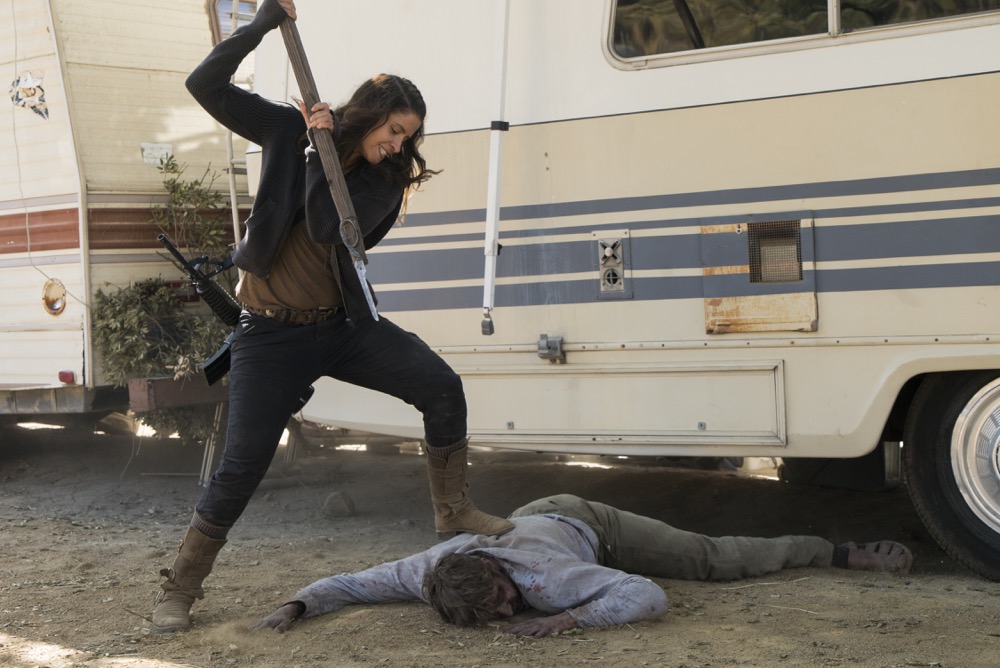 Mercedes Mason as Ofelia Salazar - Fear the Walking Dead _ Season 3, Episode 12 - Photo Credit: Richard Foreman, Jr/AMC