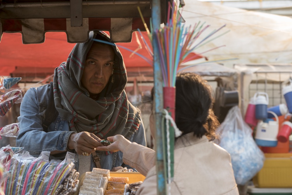 Michael Greyeyes as Qaletaqa Walker-- Fear the Walking Dead _ Season 3, Episode 10 - Photo Credit: Richard Foreman, Jr/AMC