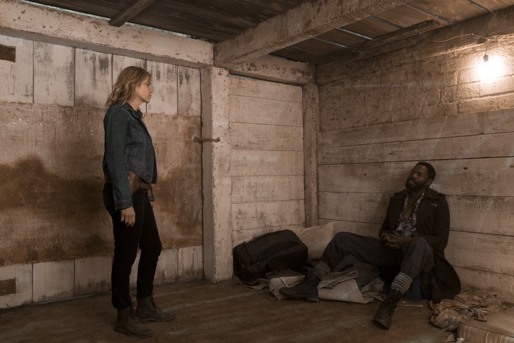 Colman Domingo as Victor Strand, Kim Dickens as Madison Clark - Fear the Walking Dead _ Season 3, Episode 10 - Photo Credit: Richard Foreman, Jr/AMC