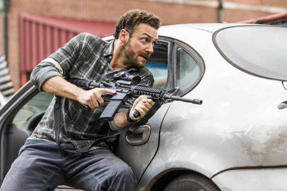 Ross Marquand as Aaron; single - The Walking Dead _ Season 8, Episode 2 - Photo Credit: Jackson Lee Davis/AMC