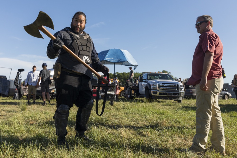 BTS - The Walking Dead _ Season 8, Episode 1 - Photo Credit: Jackson Lee Davis/AMC