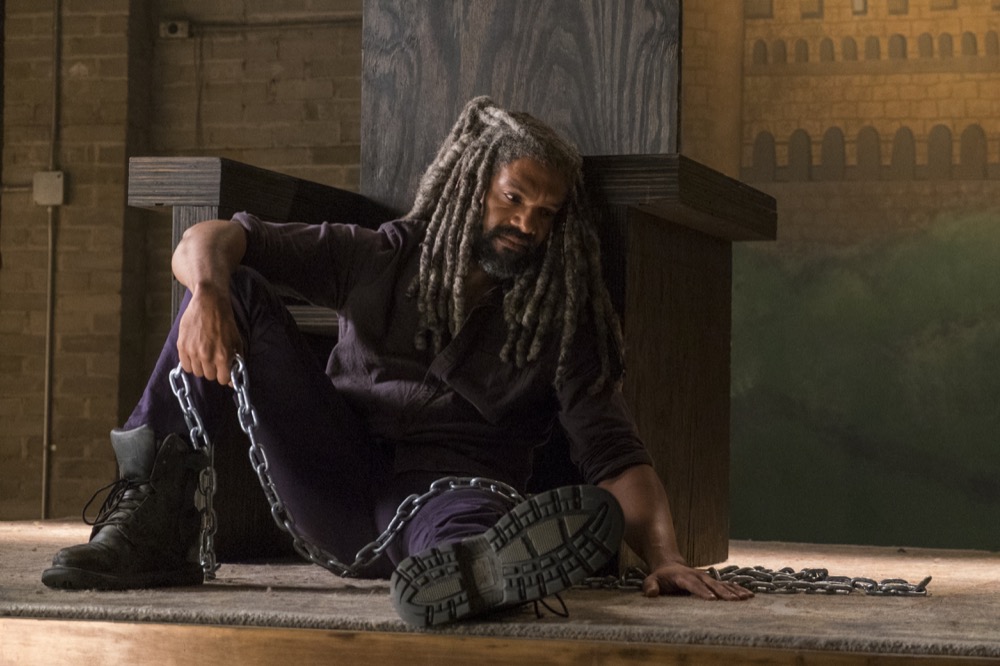 Khary Payton as Ezekiel - The Walking Dead _ Season 8, Episode 6 - Photo Credit: Gene Page/AMC