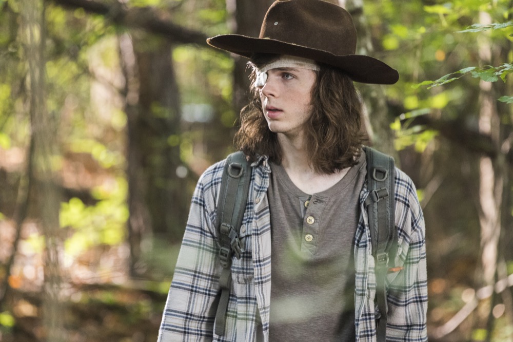 Chandler Riggs as Carl Grimes - The Walking Dead _ Season 8, Episode 6 - Photo Credit: Jackson Lee Davis/AMC