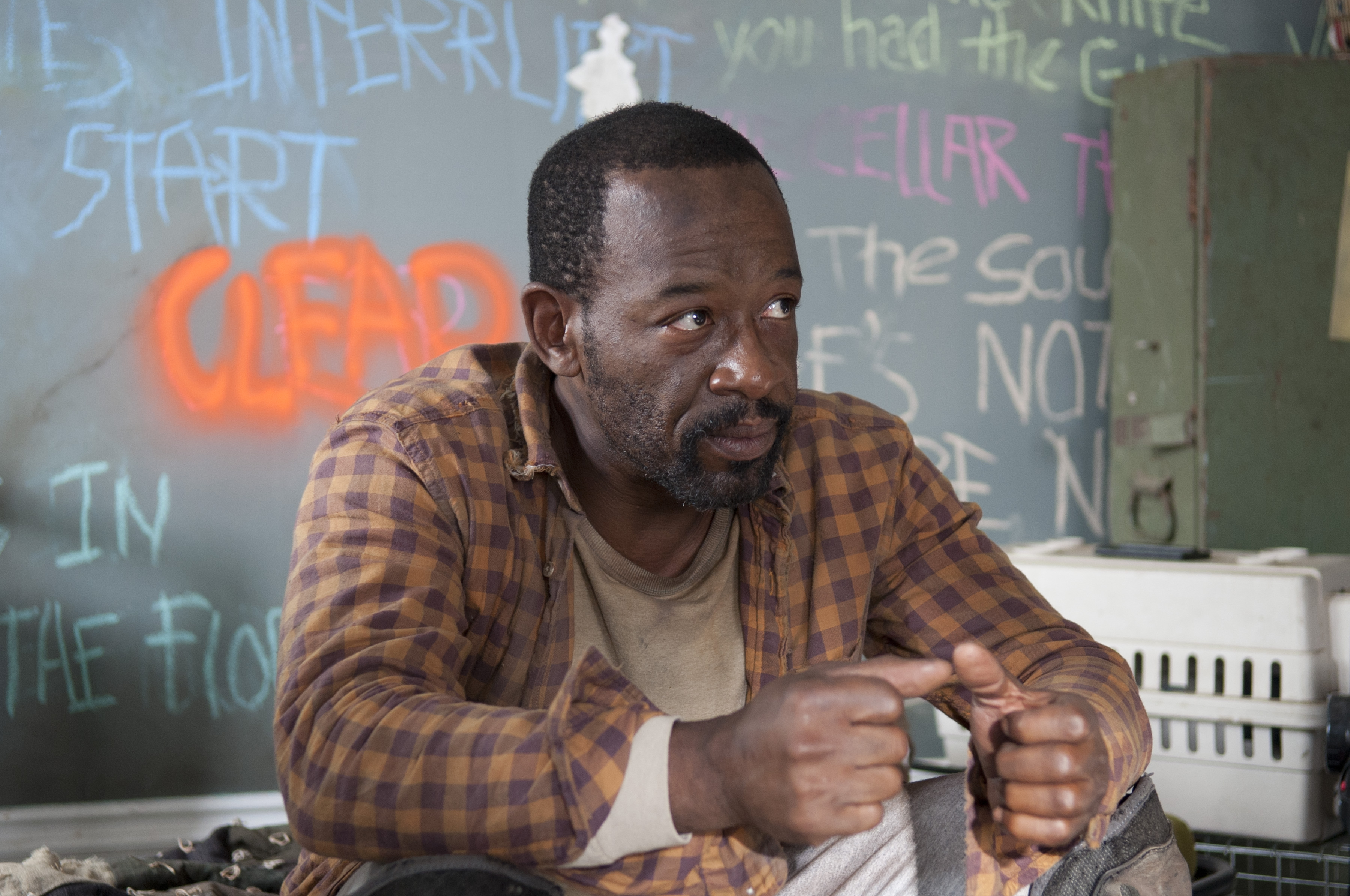 Morgan (Lennie James) - The Walking Dead_Season 3, Episode 12_"Clear" - Photo Credit: Gene Page/AMC