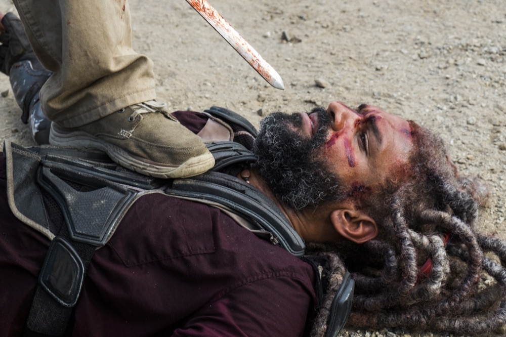 Khary Payton as Ezekiel - The Walking Dead _ Season 8, Episode 4 - Photo Credit: Gene Page/AMC