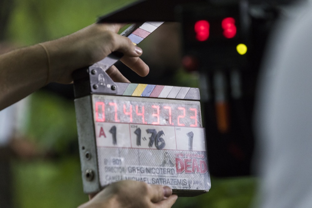 Slate on set of The Walking Dead - The Walking Dead _ Season 8, Episode 1 - Photo Credit: Jackson Lee Davis/AMC