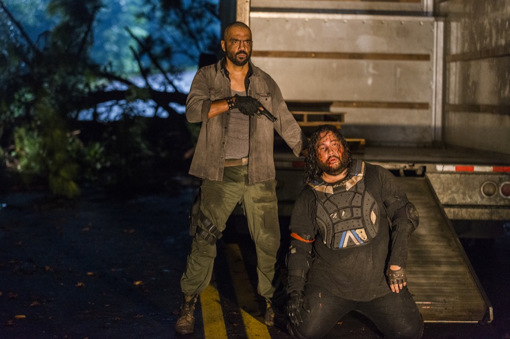 Cooper Andrews as Jerry, Mike Seal as Gary - The Walking Dead _ Season 8, Episode 8 - Photo Credit: Gene Page/AMC