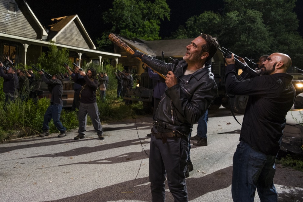 Jeffrey Dean Morgan as Negan, Saviors - The Walking Dead _ Season 8, Episode 8 - Photo Credit: Gene Page/AMC