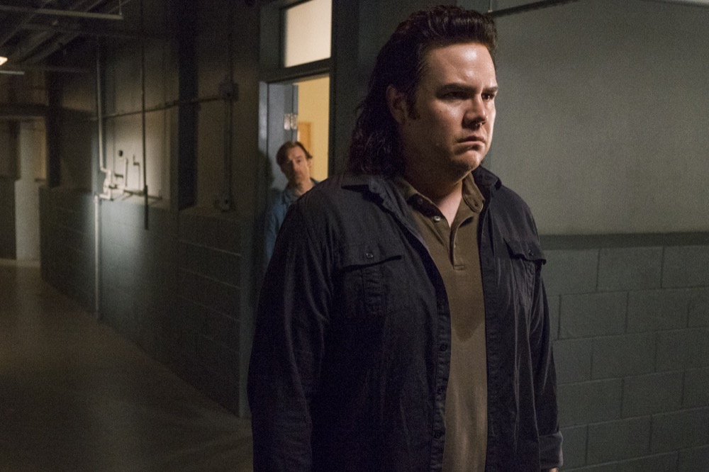 R. Keith Harris as Dr. Carson, Josh McDermitt as Dr. Eugene Porter - The Walking Dead _ Season 8, Episode 7 - Photo Credit: Gene Page/AMC