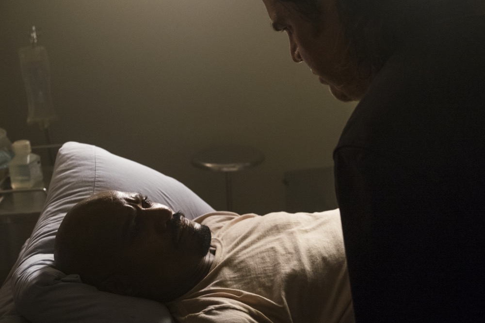 Seth Gilliam as Father Gabriel Stokes, Josh McDermitt as Dr. Eugene Porter - The Walking Dead _ Season 8, Episode 7 - Photo Credit: Gene Page/AMC