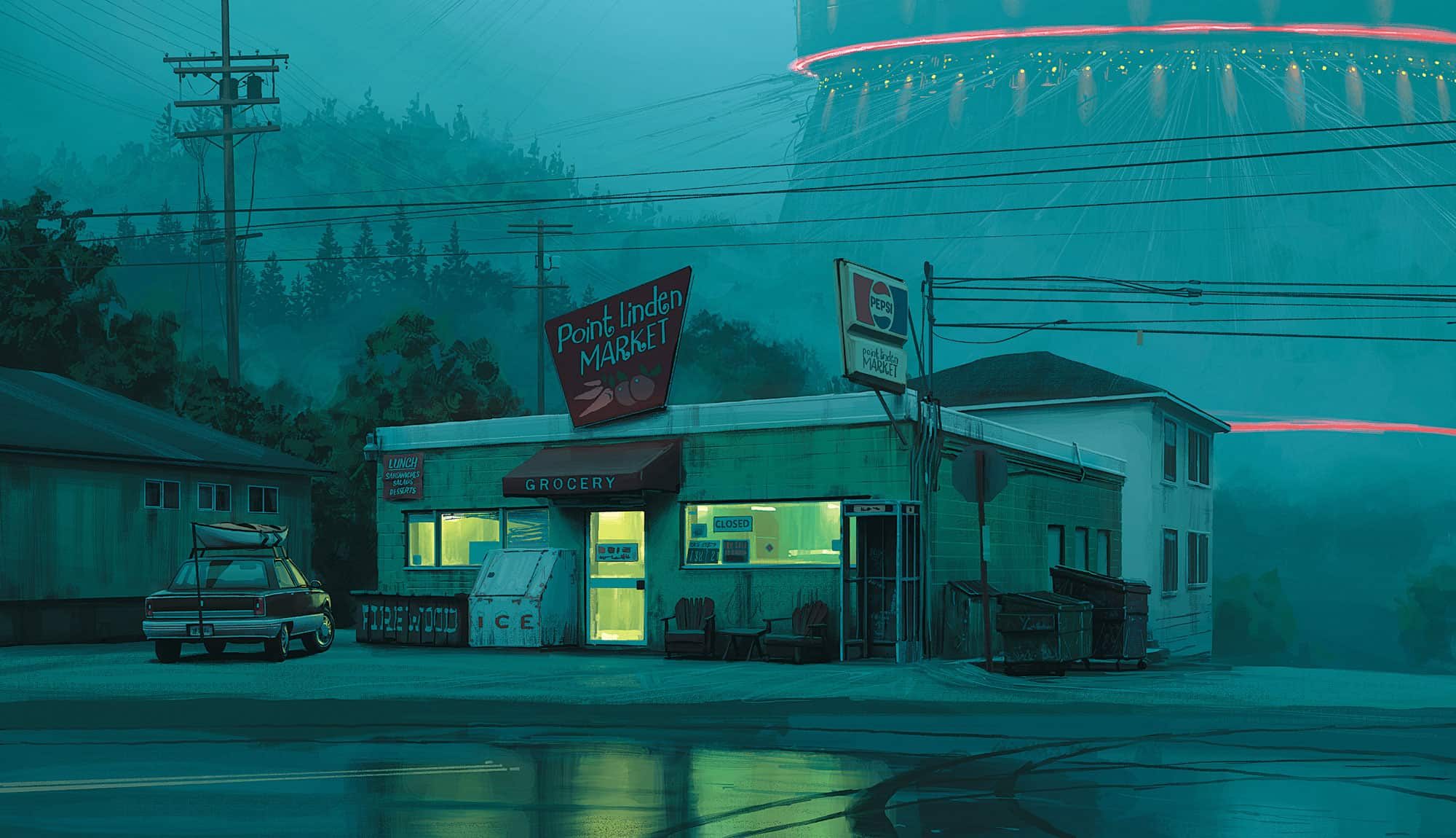 The Electric State by Simon Stalenhag.