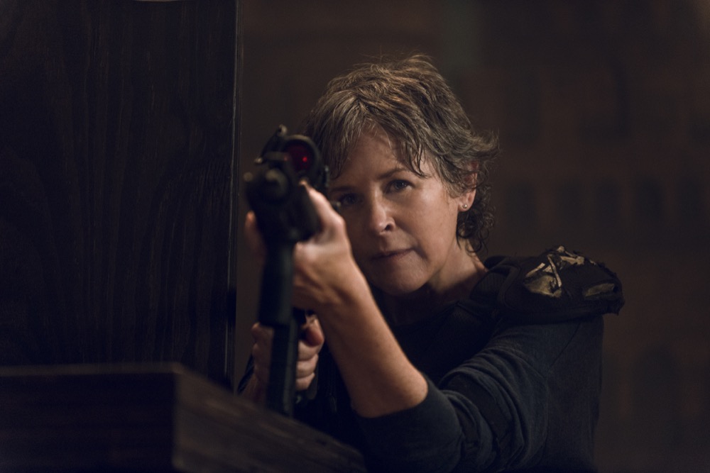 Melissa McBride as Carol Peletier - The Walking Dead _ Season 8, Episode 9 - Photo Credit: Gene Page/AMC