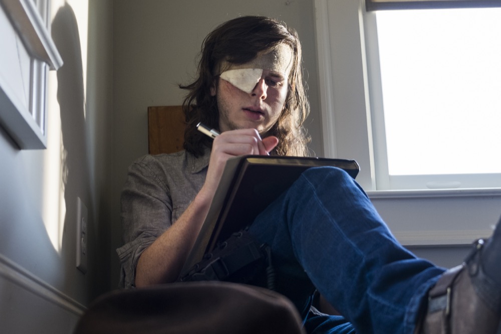 Chandler Riggs as Carl Grimes - The Walking Dead _ Season 8, Episode 9 - Photo Credit: Gene Page/AMC