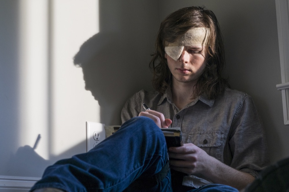 Chandler Riggs as Carl Grimes - The Walking Dead _ Season 8, Episode 9