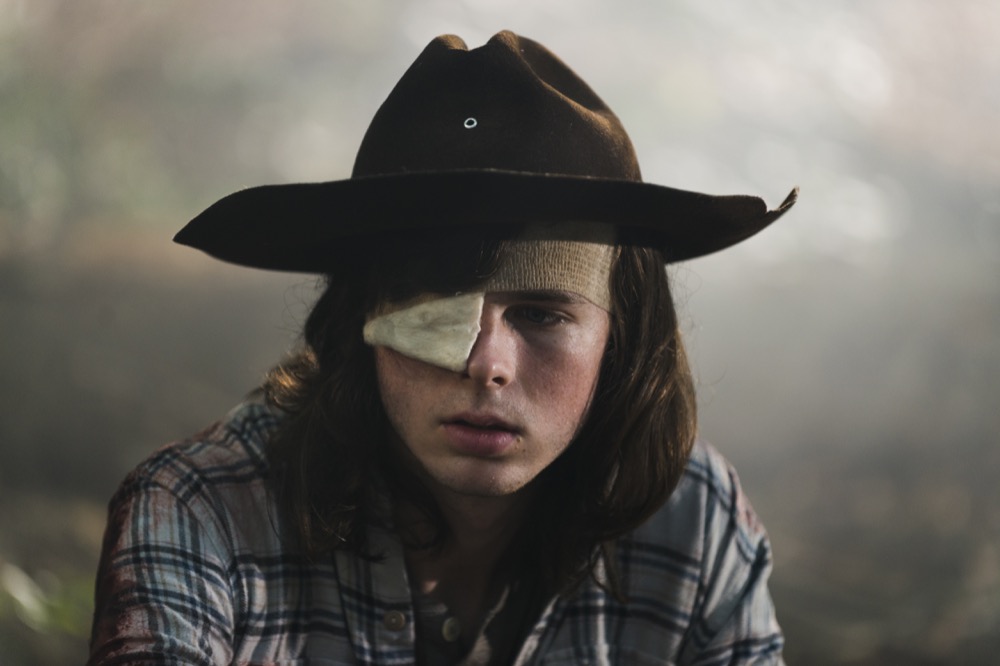 Chandler Riggs as Carl Grimes - The Walking Dead _ Season 8, Episode 9 - Photo Credit: Gene Page/AMC