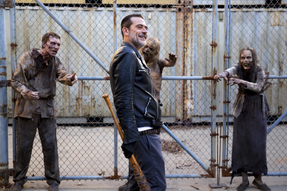 Jeffrey Dean Morgan as Negan - The Walking Dead _ Season 8, Episode 11 - Photo Credit: Gene Page/AMC